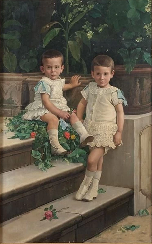Ritratto di due bambini